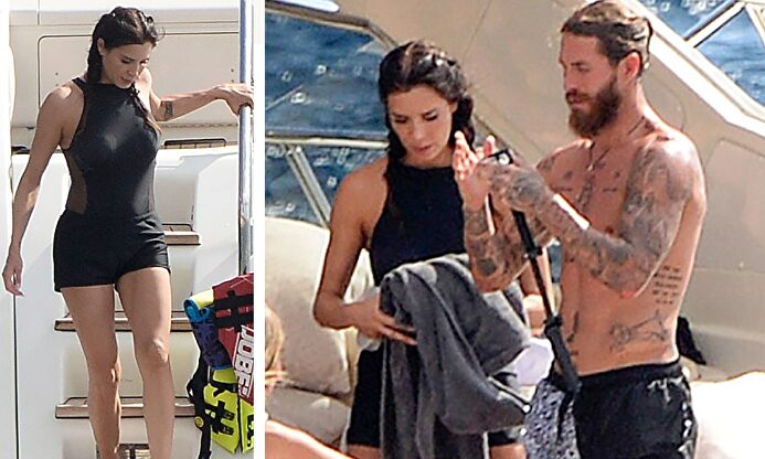 Pilar Rubio disfruta del mar junto a Sergio Ramos y sus hijos