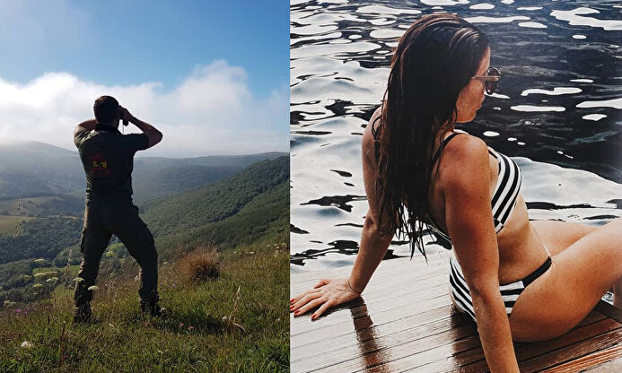 Las sobrias (pero idílicas) vacaciones de Lidia Bedman y Santiago Abascal