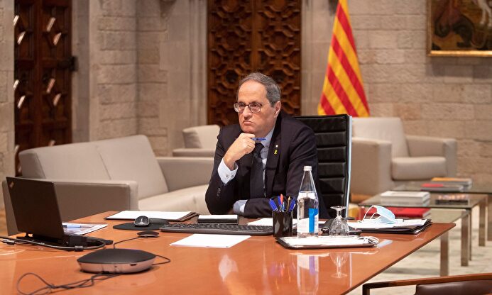 El expresidente de la Generalidad, Quim Torra. | EFE