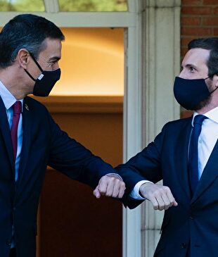 Sánchez y Casado, este miércoles | David Mudarra