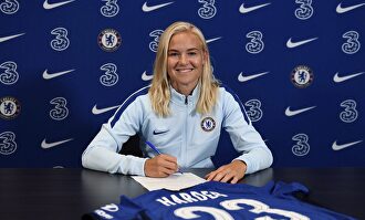 Pernille Harder tuvo una gran etapa en el Wolfsburgo | Twitter