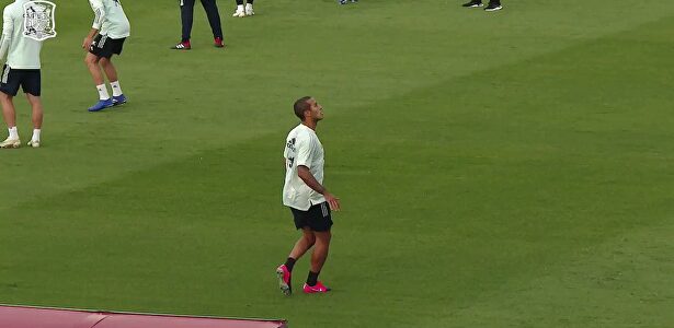 El vídeo viral de Thiago y Rodri en pleno entrenamiento con la Selección