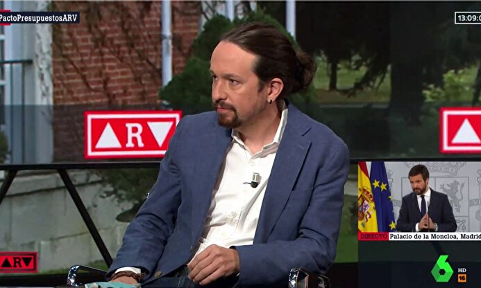 Pablo Iglesias, en un momento de la entrevista en La Sexta. | La Sexta