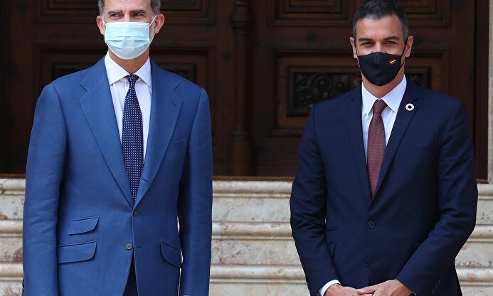 El Rey Felipe VI y Pedro Sánchez | MONCLOA