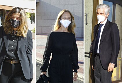 Los Reyes y numerosos rostros conocidos despiden a Jaime Carvajal, el marido de Xandra Falcó