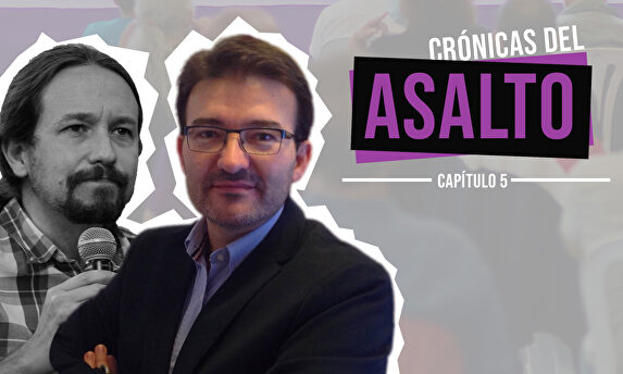 El líder de Podemos, Pablo Iglesias y el exabogado del partido, José Manuel Calvente. | LD