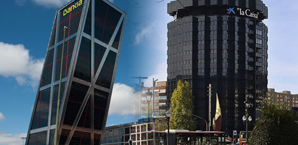 Sedes de Bankia y CaixaBank | Archivo