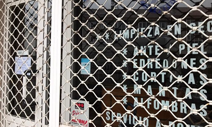 Tintorería cerrada por indicaciones sanitarias | Europa Press