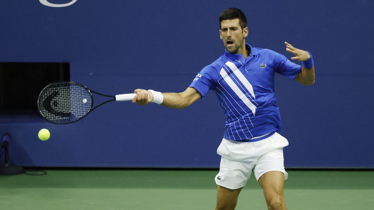 Novak Djokovic, durante su partido de tercera ronda del US Open ante Jan-Lennard Struff. | EFE