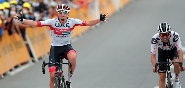 Pogacar celebra el triunfo | EFE