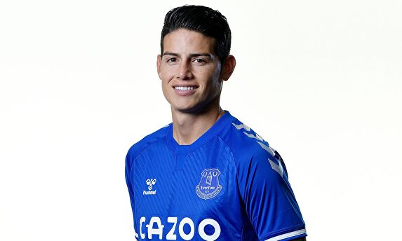 James Rodríguez se fue gratis al Everton, según Banfield. | Twitter