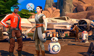 Tus sims podrán conocer a los protagonistas de Star Wars. | EA Games