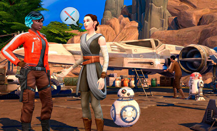 Tus sims podrán conocer a los protagonistas de Star Wars. | EA Games