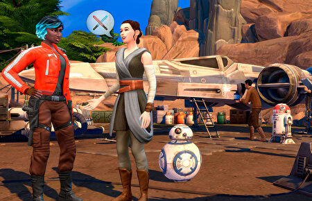 Tus sims podrán conocer a los protagonistas de Star Wars. | EA Games