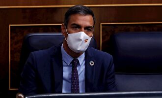 El presidente del Gobierno, Pedro Sánchez durante una sesión de control al Gobierno en el Congreso. | EFE