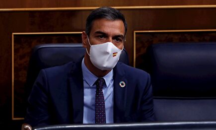 El presidente del Gobierno, Pedro Sánchez durante una sesión de control al Gobierno en el Congreso. | EFE