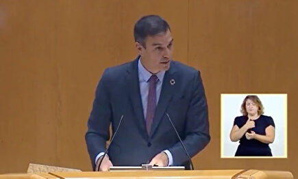 Pedro Sánchez usa el Senado para "lamentar profundamente" el suicidio de un "preso de la banda ETA"
