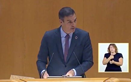 Pedro Sánchez usa el Senado para "lamentar profundamente" el suicidio de un "preso de la banda ETA"