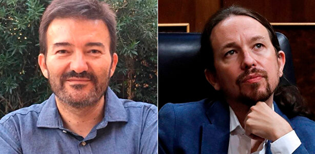 José Manuel Calvente y Pablo Iglesias | EFE