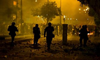 Siguen las protestas en Bogotá contra abusos policiales. | EFE