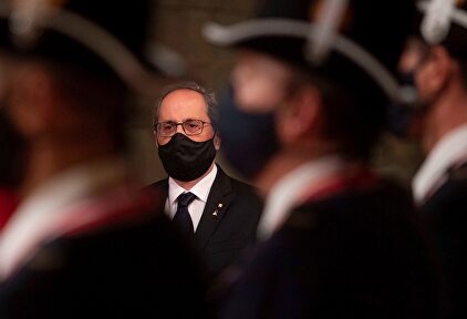 Quim Torra, en los actos de la Diada | EFE