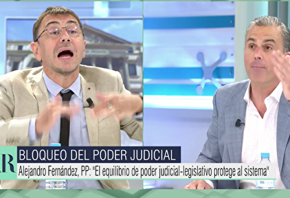 Duro enfrentamiento entre Ortega Smith y Monedero en directo: "Eres más comunista que Lenin"