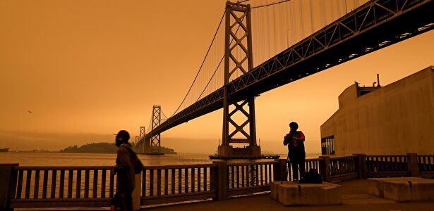 Los incendios en California tiñen de naranja apocalíptico el cielo de San Francisco