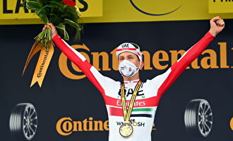 El esloveno Tadej Pogacar vence en el Grand Colombier.  | Europa Press