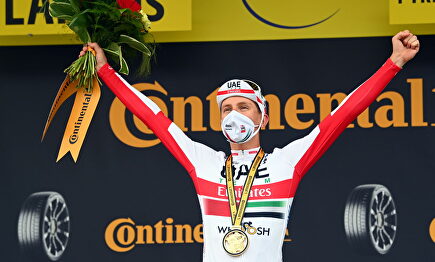 El esloveno Tadej Pogacar vence en el Grand Colombier.  | Europa Press