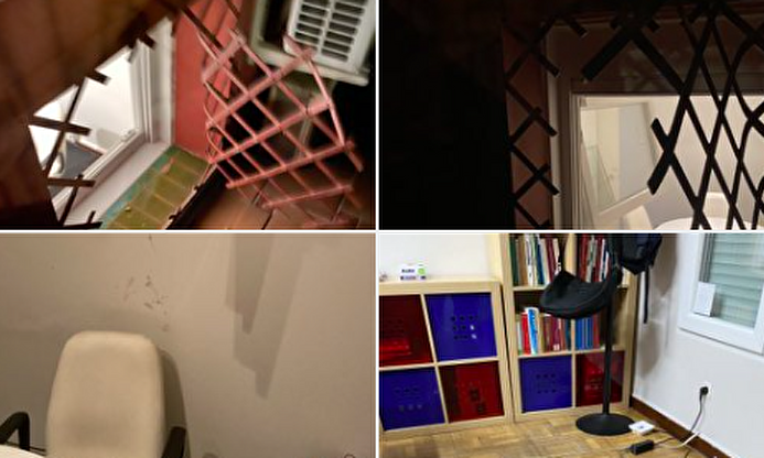 Imágenes del presunto asalto al despacho de Gonzalo Boye. | @boye_g