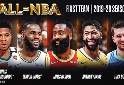 Mejor quinteto de la temporada en la NBA. | NBA