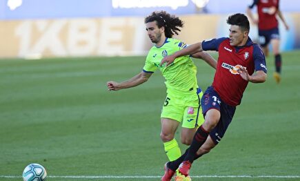 El duelo entre Getafe y Osasuna se traslada del viernes al sábado. | EFE