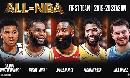 Mejor quinteto de la temporada en la NBA.  | NBA
