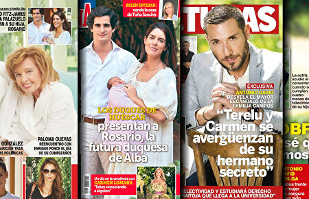 Las portadas de la prensa rosa