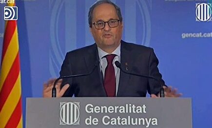 Torra, ante su posible inhabilitación: "Sólo habrá un culpable, el Estado"