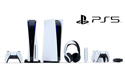 Las dos versiones de PS5, junto con sus accesorios | Sony