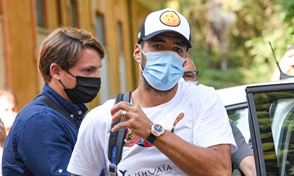 Luis Suárez, en Perugia para someterse al examen de italiano. | EFE