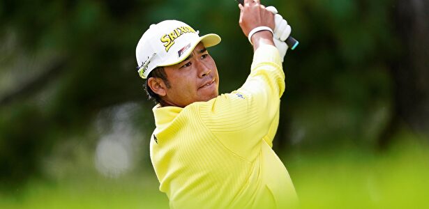 Hideki Matsuyama se saca un golpe maestro en el primer green del US Open