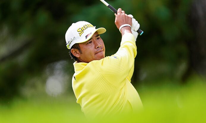 Hideki Matsuyama se saca un golpe maestro en el primer green del US Open