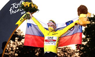 Tadej Pogacar, vencedor final del Tour de Francia 2020. | EFE