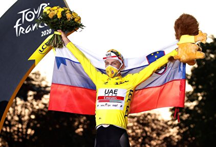 Tadej Pogacar, vencedor final del Tour de Francia 2020. | EFE