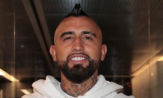 Arturo Vidal en Milán. | EFE