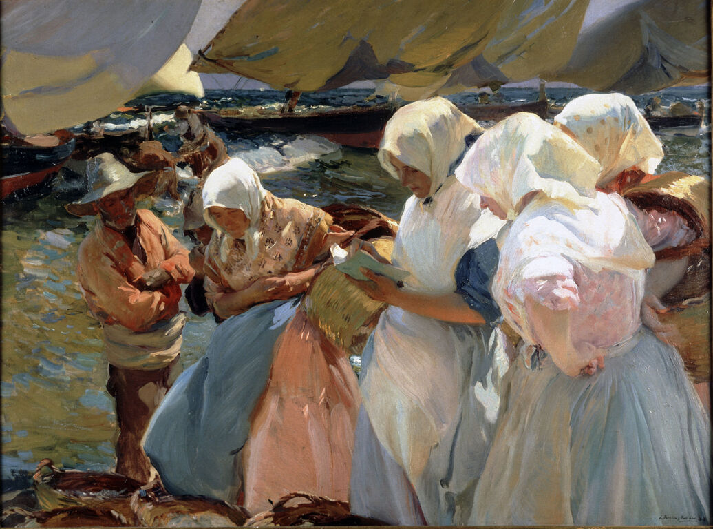 Las mujeres de Sorolla Pescadoras-valencianas