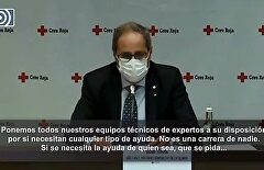 Torra anuncia controles en estaciones y aeropuertos para detectar a madrileños con coronavirus