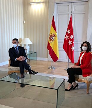 Pedro Sánchez e Isabel Díaz Ayuso | Moncloa