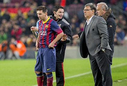 Tata Martino y Lionel Messi | EFE