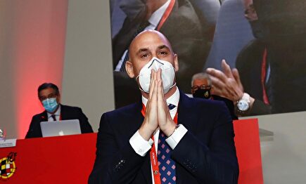 Luis Rubiales, reelegido presidente de la Federación Española de Fútbol. | RFEF