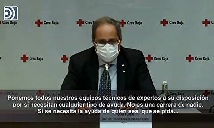 Torra anuncia controles en estaciones y aeropuertos para detectar a madrileños con coronavirus