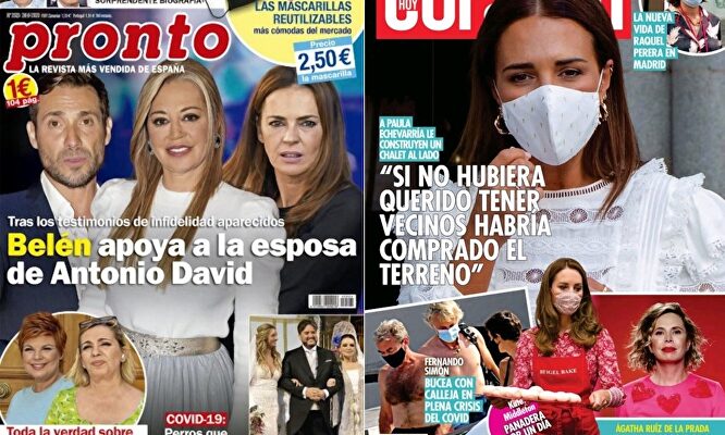 Las portadas de la prensa rosa