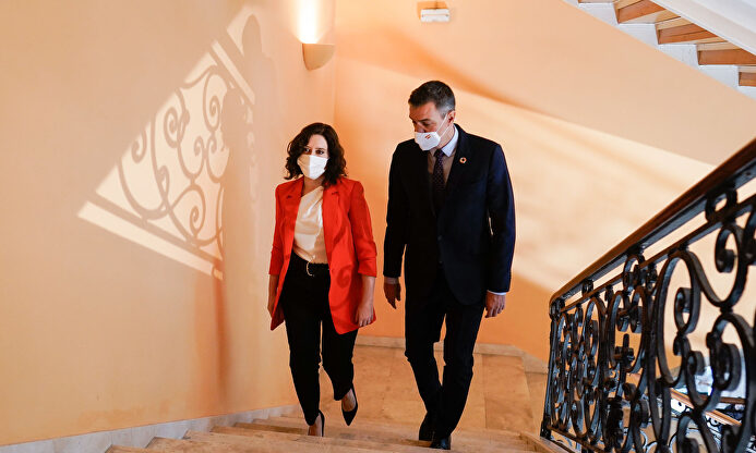 Ayuso y Sánchez. | CAM